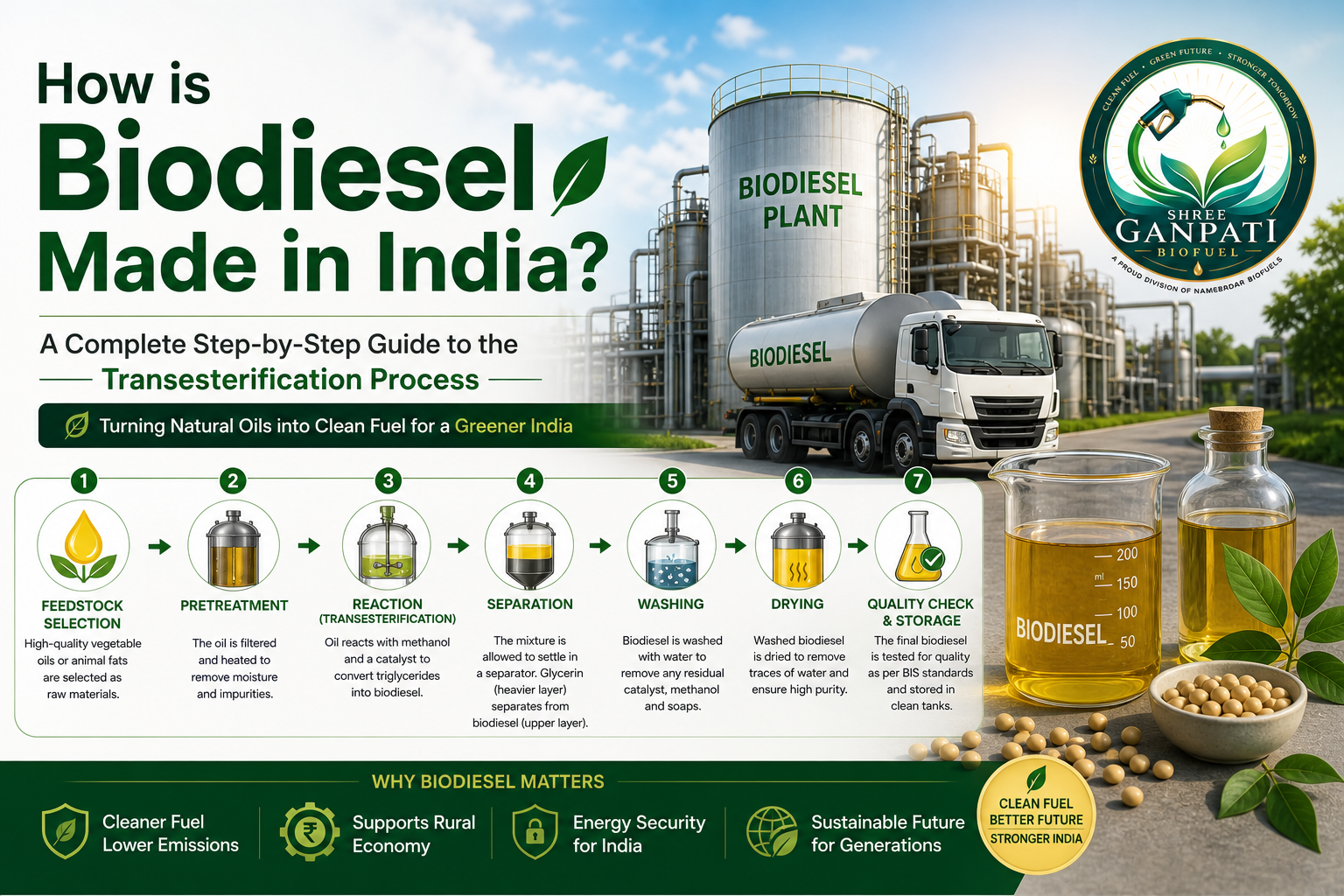 Biodiesel production in India explained
